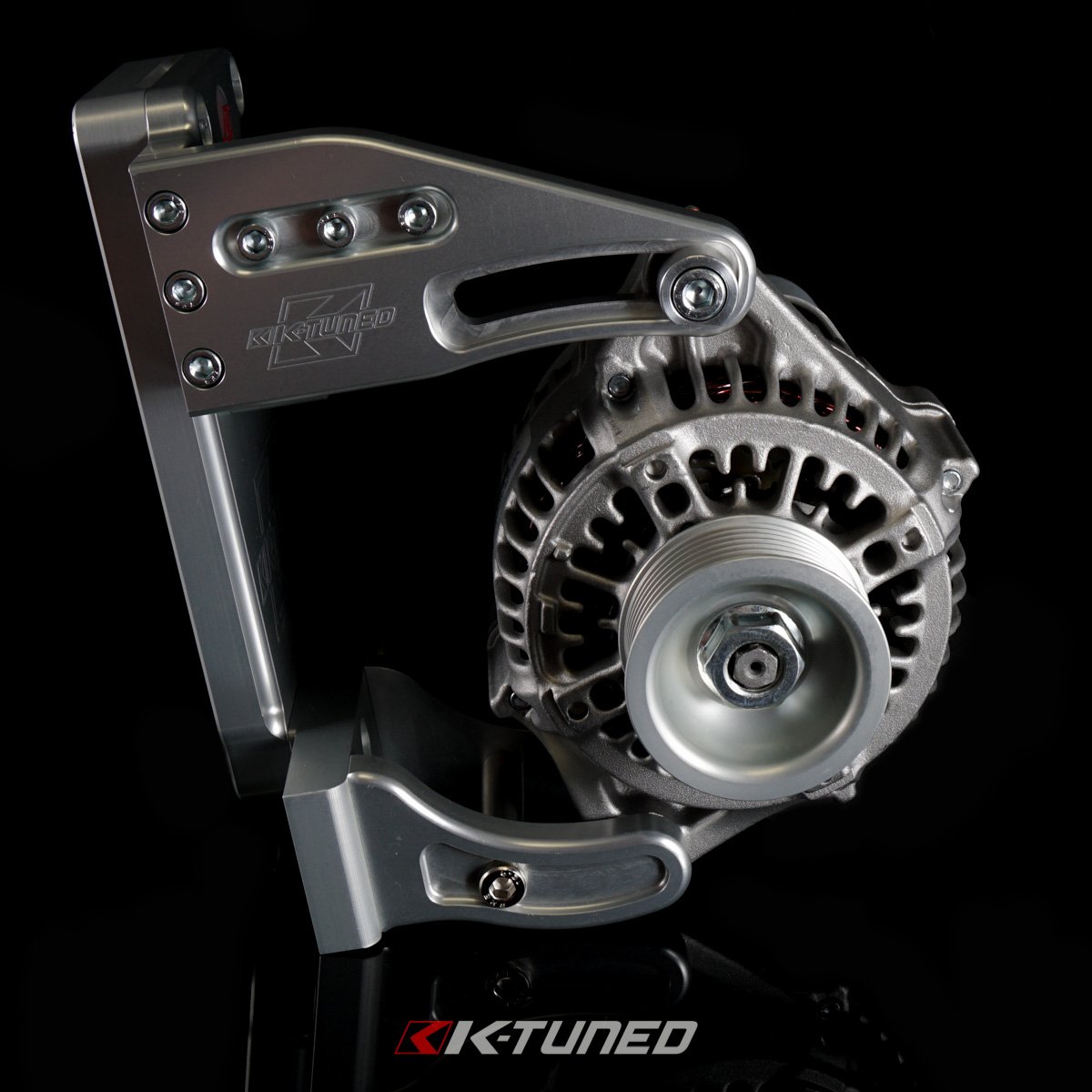 K-Series Water Plate - Complete Kit (D/B Series Alternator) with Meziere Pump including pump bracket and 2x 120 Fittings