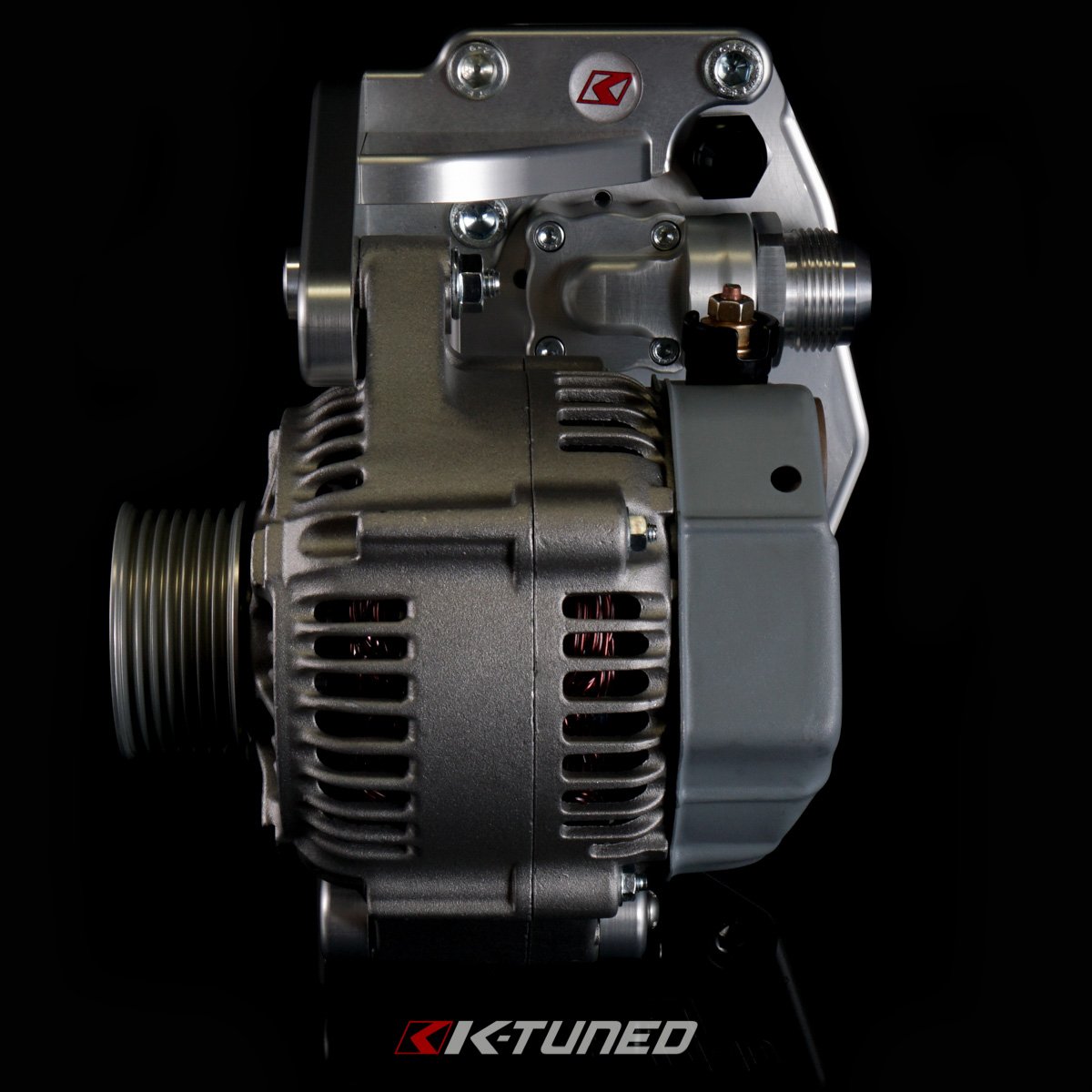 K-Series Water Plate - Complete Kit (D/B Series Alternator) with Meziere Pump including pump bracket and 2x 120 Fittings