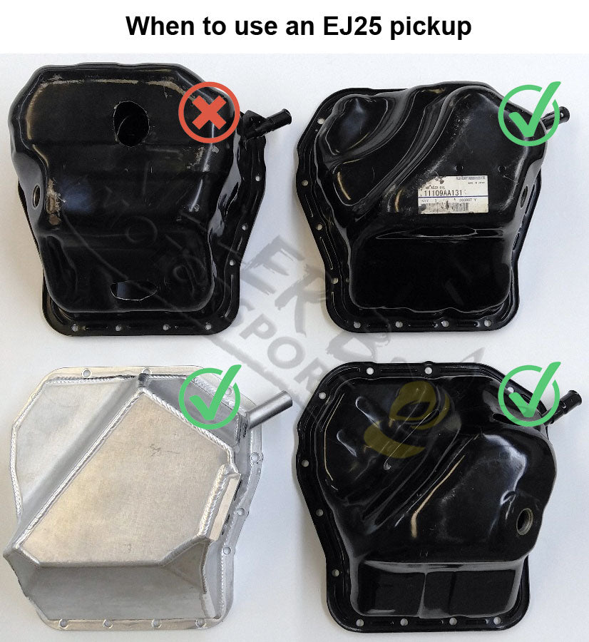 Killer B Motorsports High Flow Ultimate Oil Pickup Baffle Combo Subaru Models - EJ25 TURBO MODELS