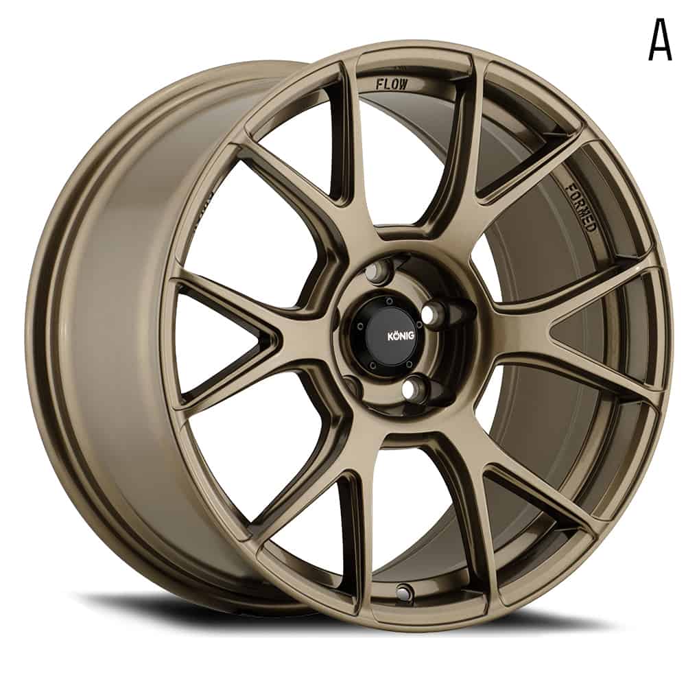 KONIG AMPLIFORM 18 X 9.5 +25 5 X 114.3 CB73.1 GLOSS BRONZE