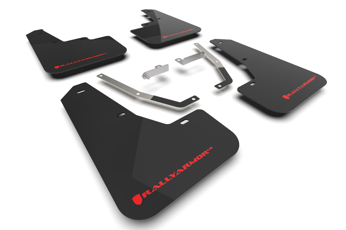 Rally Armor Mud Flaps Subaru Crosstrek 2024 (Black/Red Logo)