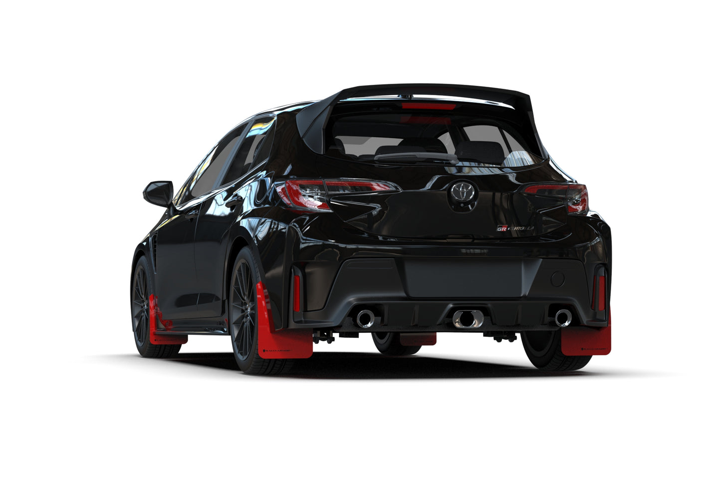 Rally Armor Mud Flaps Toyota GR Corolla 2023-24 (Red/White Logo)
