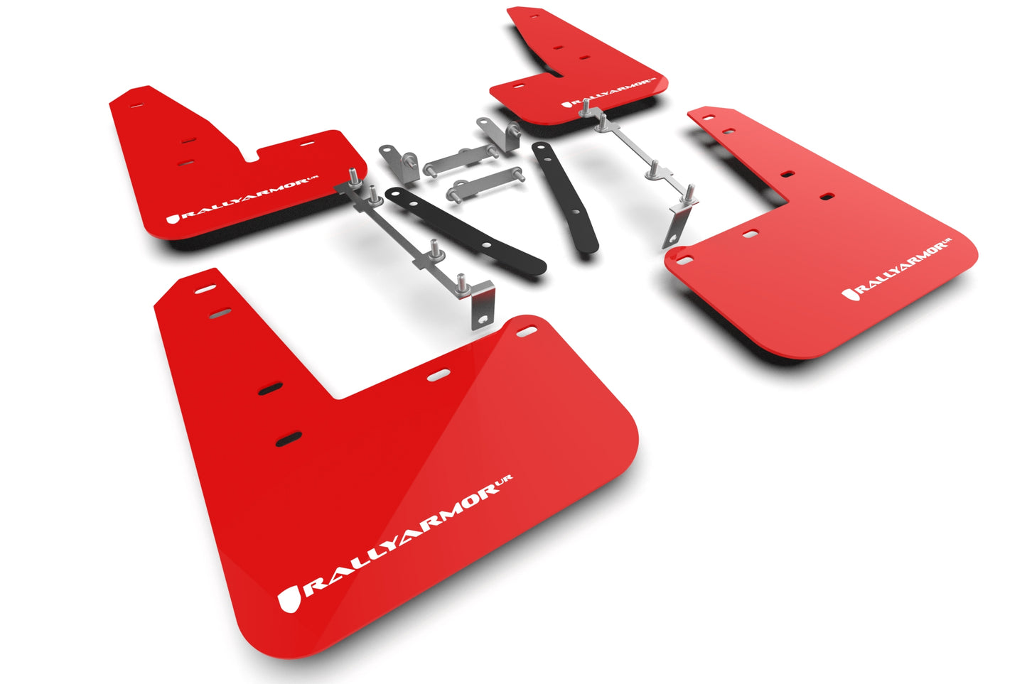 Rally Armor Mud Flaps Toyota GR Corolla 2023-24 (Red/White Logo)