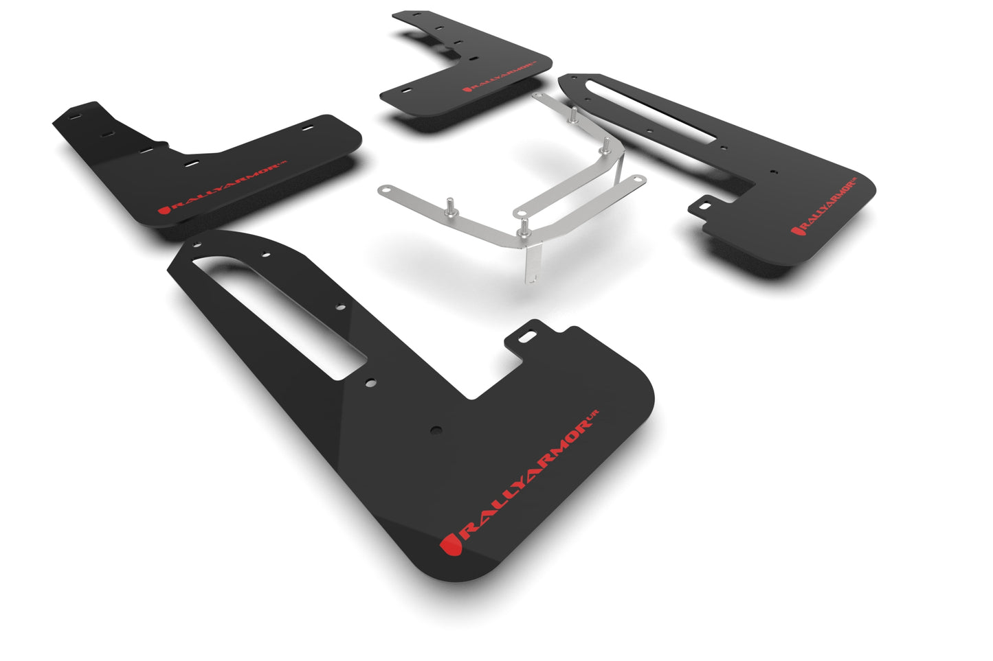Rally Armor Mud Flap Honda Civic Type R 2023-24 (Black/Red Logo)