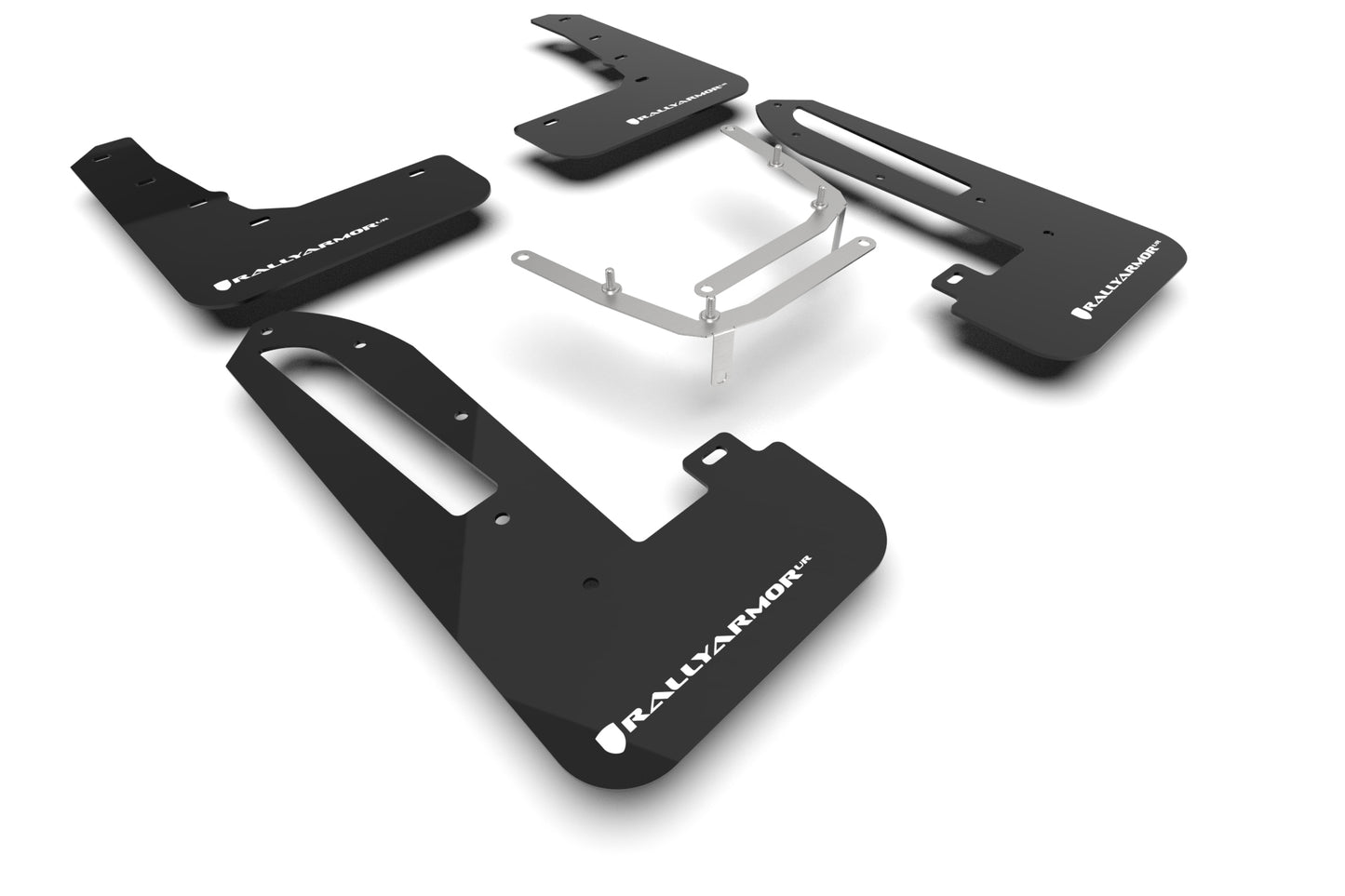 Rally Armor Mud Flap Honda Civic Type R 2023-24 (Black/White Logo)