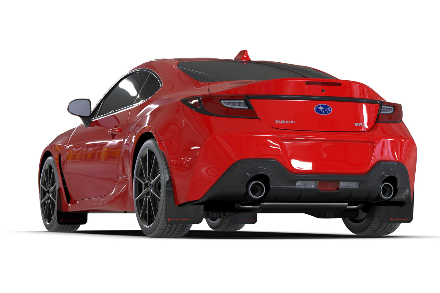 Rally Armor Mud Flap Subaru & Toyota BRZ & GR86 2022-24 (Black/Dark Grey Logo)