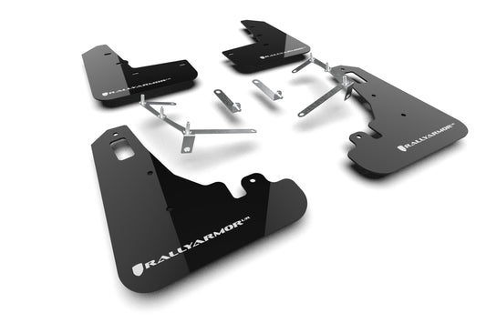 Rally Armor Mud Flap Subaru & Toyota BRZ & GR86 2022-24 (Black/White Logo)