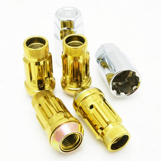 MUTEKI SR45R LOCK SET 12X1.25 YELLOW 45MM