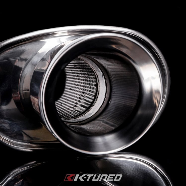 Universal Muffler - Brushed Finish - Short / Offset (19') - 2.5' Inlet