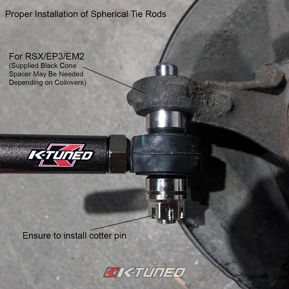 complete Spherical Tie Rod Set - RSX