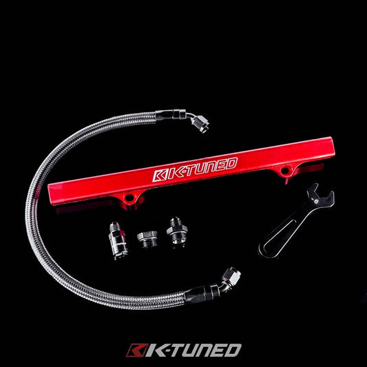 K-Series Fuel Rail Kit with Factory K-Series Side Feed (RSX/EP3/8th/9th Gen Civic) - Red