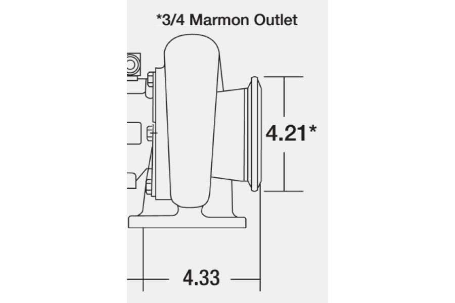 Borg Warner S300 SX Turbine Housing