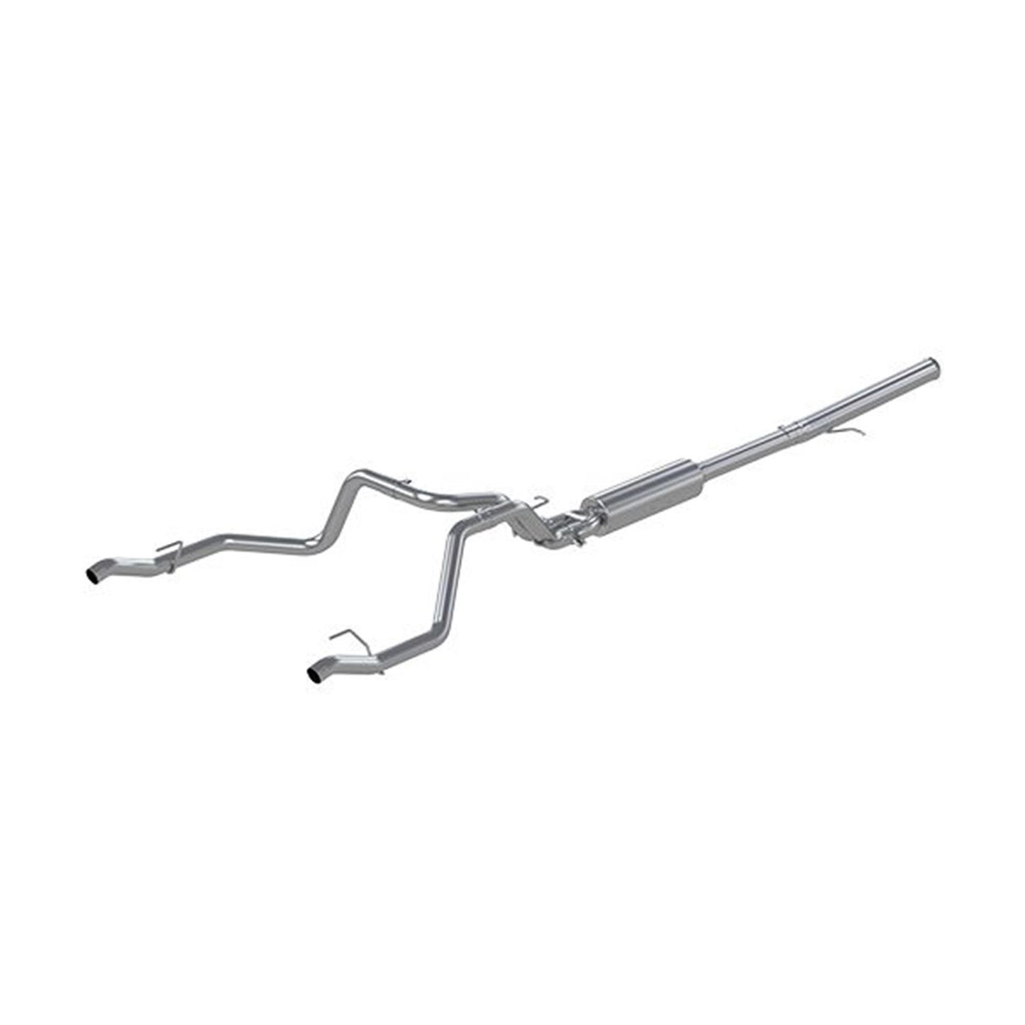 MBRP CHEVROLET/GMC 1500 SILVERADO/ SIERRA 6.2L 2019 2020 T304 STAINLESS STEEL 2.5IN CATBACK DUAL REAR EXIT