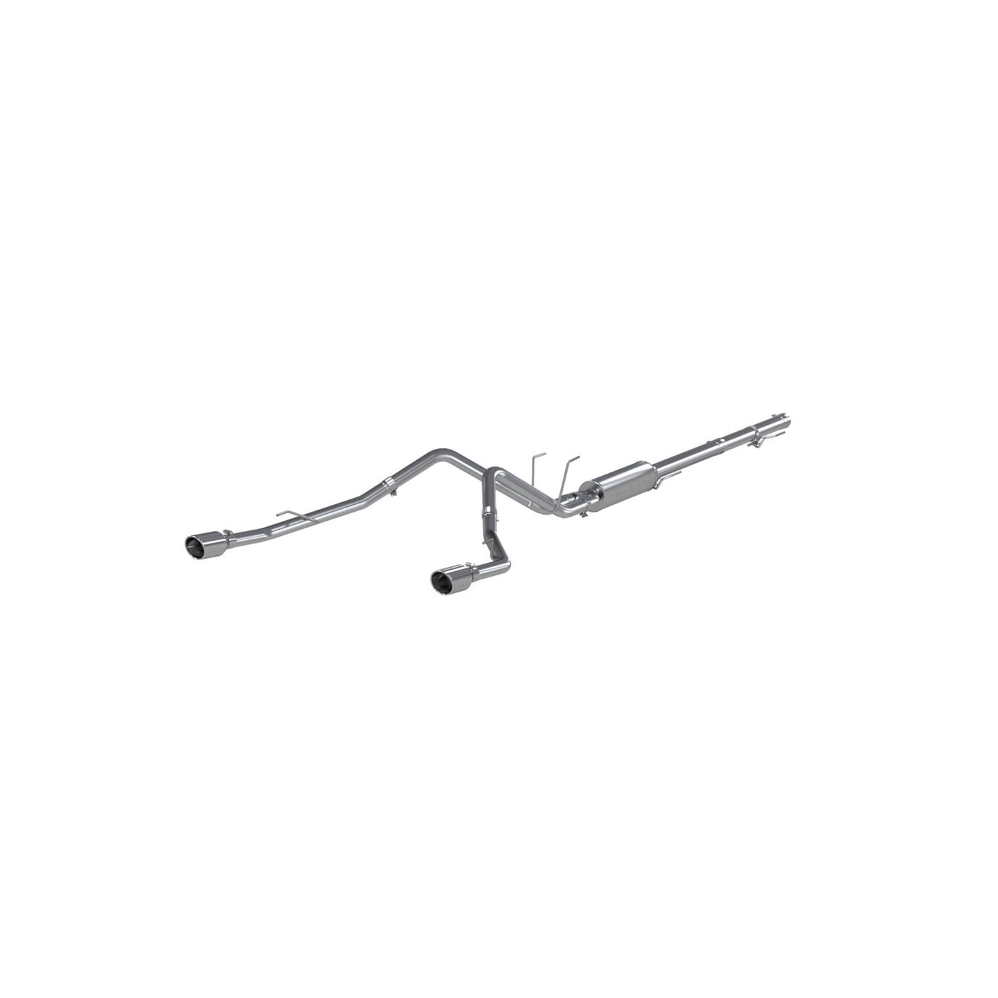 MBRP RAM 1500 5.7L 2009 2018 ALUMINIZED STEEL 2.5 CAT BACK DUAL SPLIT REAR