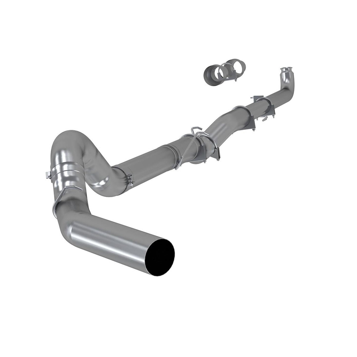 MBRP 01-07 2500/3500 Duramax Classic EC/CC 5in Down Pipe Back Single Side No Muffler