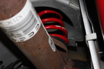 BMR Lowering springs, set of 4, 1.5" drop, drag, GT Red