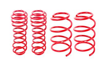 BMR Lowering springs, set of 4, 1.5" drop, drag, GT Red