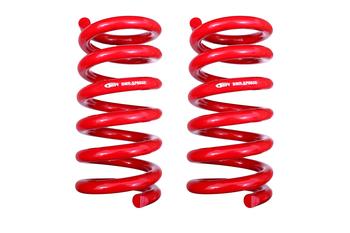 BMR Lowering springs, rear, handling version Red Mustang S550