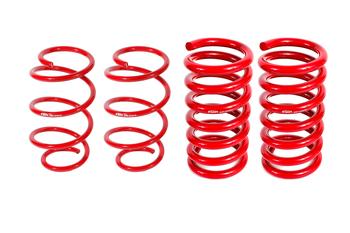 BMR Lowering springs, set of 4, drag version Red
