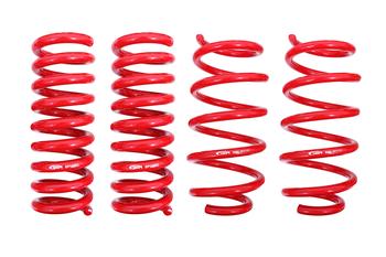 BMR Lowering springs, set of 4, 1.25" drop, performance version Red