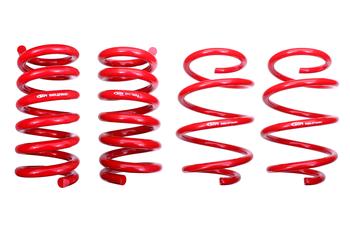 BMR Lowering springs, set of 4, handling, GT350 Red