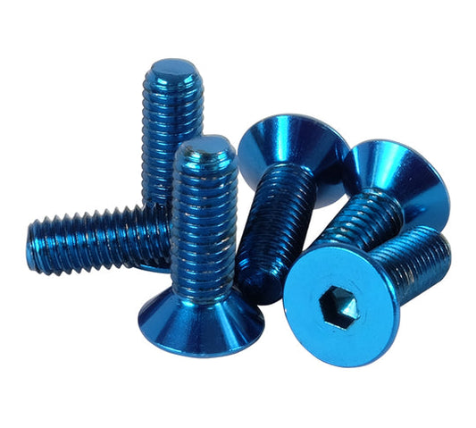 Steering Wheel Screw Kit Upgrade Blue "CONICAL"