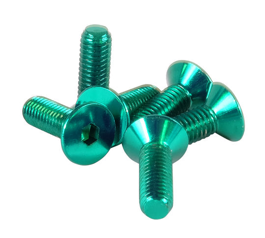 Steering Wheel Screw Kit Upgrade Green "CONICAL"