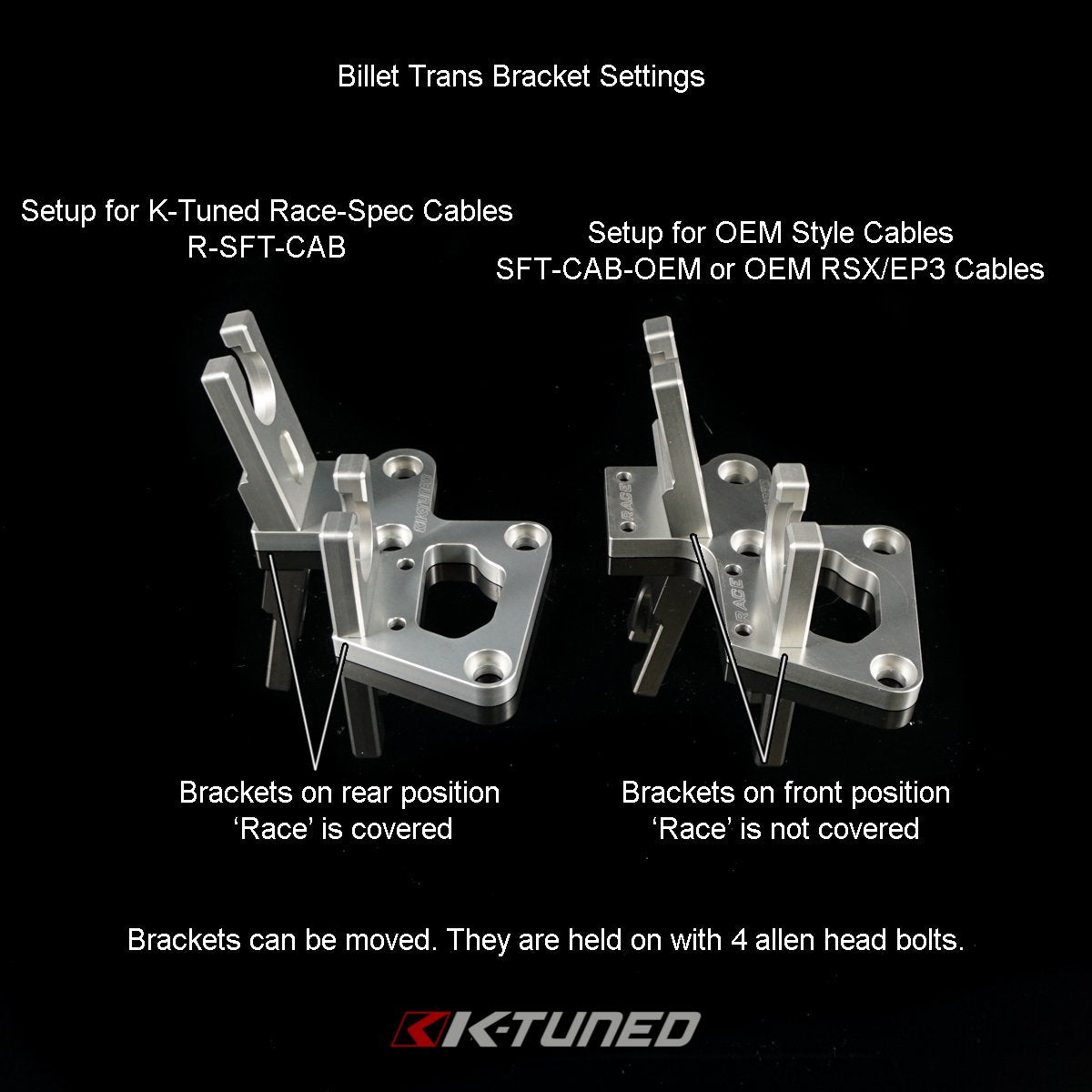 Shifter Cables - Race-Spec Shifter Cables (w/ Billet Trans Bracket)