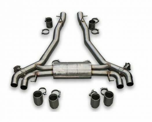 TUBI BMW M5 & M5 CS F90 REAR EXHAUST w ELECTRIC VALVE