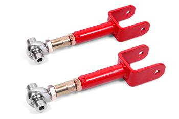 BMR Upper control arms, DOM, on-car adj, rod ends Red