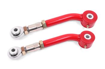 BMR Upper trailing arms, on-car adjustable, poly/rod ends Red