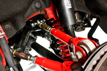 BMR Upper control arms, on-car adjustable, rod ends Red