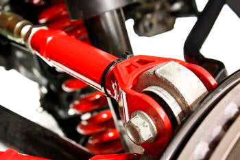 BMR Upper control arms, on-car adjustable, rod ends Red