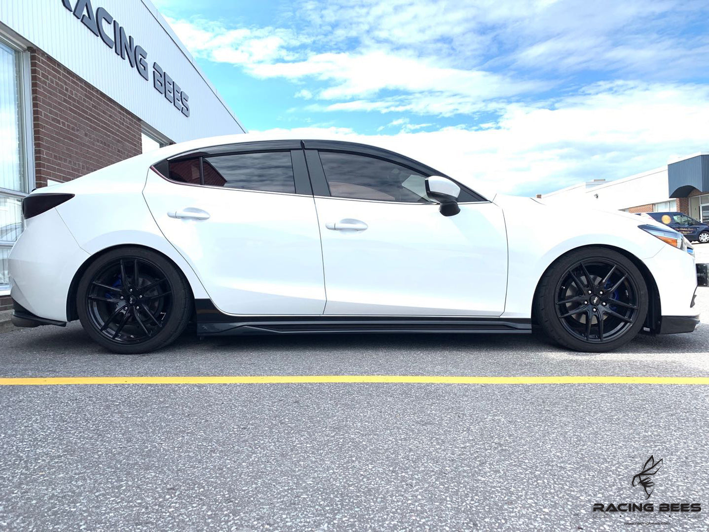 JDM Brand 2017-2018 Mazda 3 Sedan/Hatchback MK Style Side Skirts