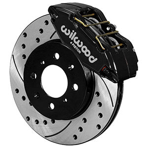 WILWOOD DPHA Front Caliper & Rotor Kit, Drilled Honda / Acura w/ 262mm OE Rotor