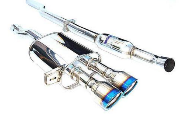 Invidia CATBACK FORD FOCUS ST Q300 ROLLED OVAL TITANIUM TIPS 76mm-110mm