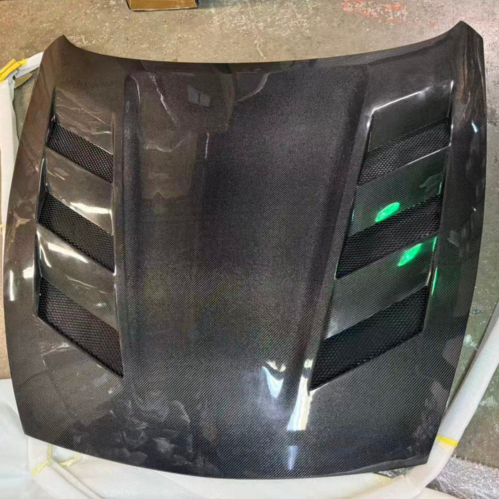 JDM Brand 2009+ Nissan 370z AMS Style Hood (Carbon Fiber)