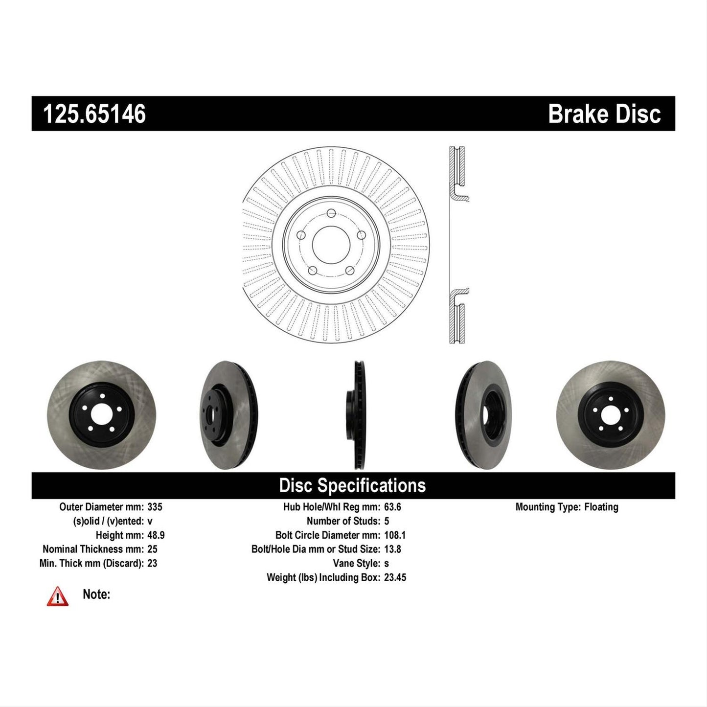 Premium High-Carbon Rotor