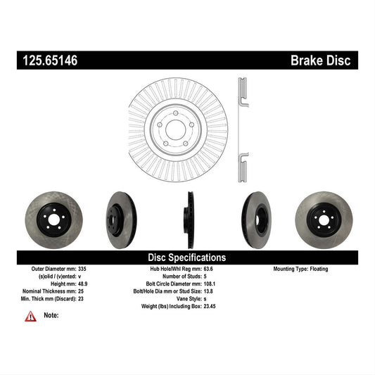 Premium High-Carbon Rotor