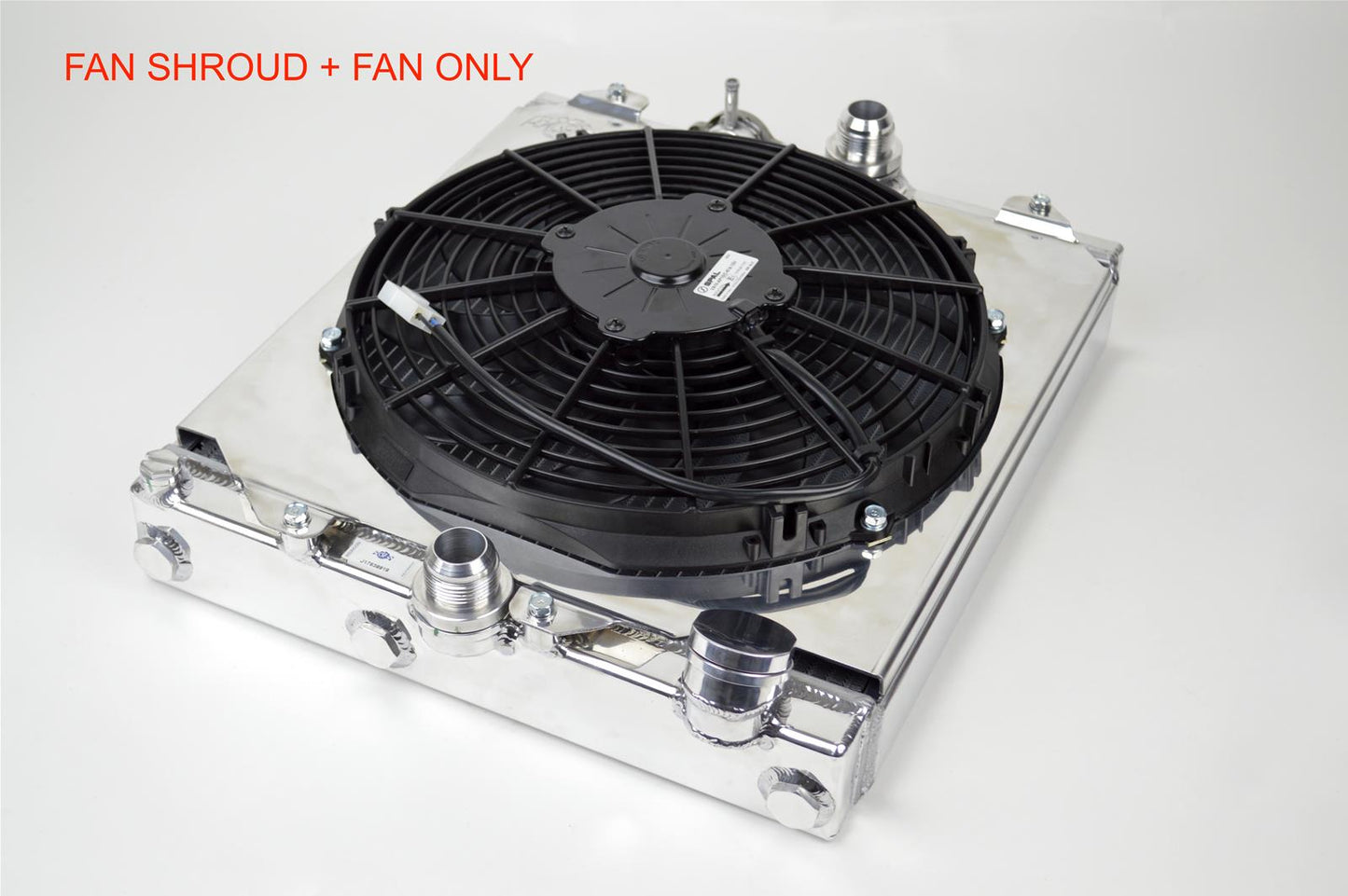 92-00 Civic All-Aluminum Fan Shroud w/ 12-inch SPAL fan