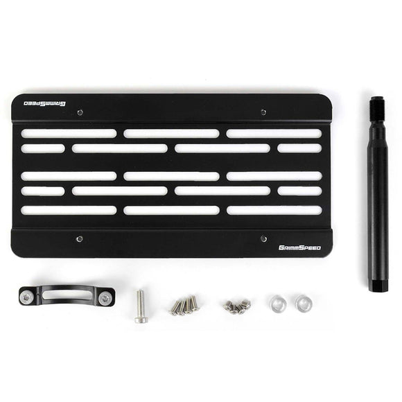Grimmspeed License Plate Relocation Kit 08-14 For Subaru WRX/STI 05-09 Legacy 08