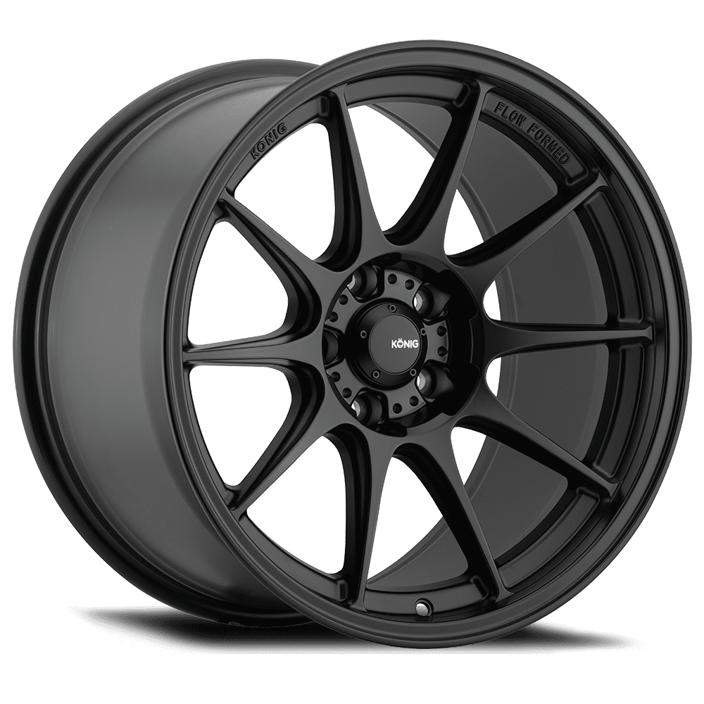 KONIG DEKAGRAM 18 X 10.5 +18 5 X 114.3 CB73.1 SEMI-MATTE BLACK