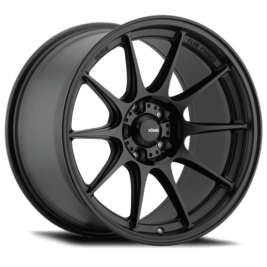 KONIG DEKAGRAM 18 X 10.5 +18 5 X 114.3 CB73.1 SEMI-MATTE BLACK