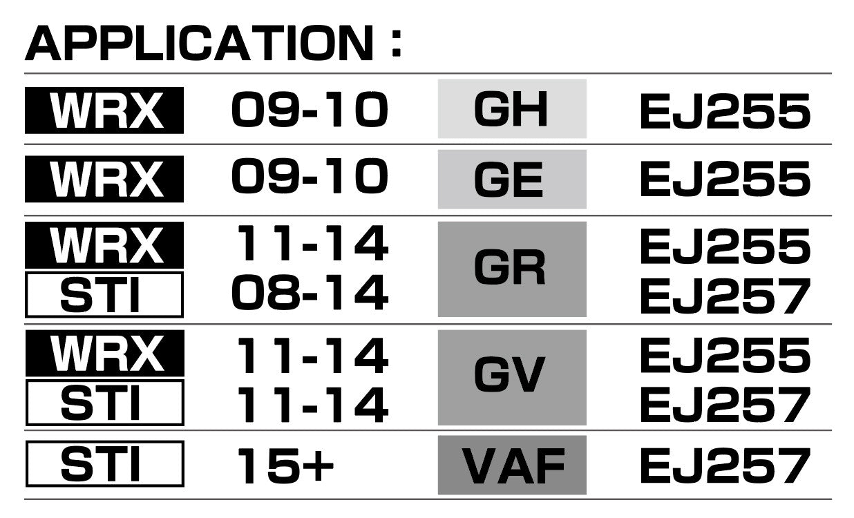 TOMEI STRAIGHT DOWN PIPE KIT EXPREME EJ SINGLE SCROLL GR/GV/GE/GH/VA Ver.2 with