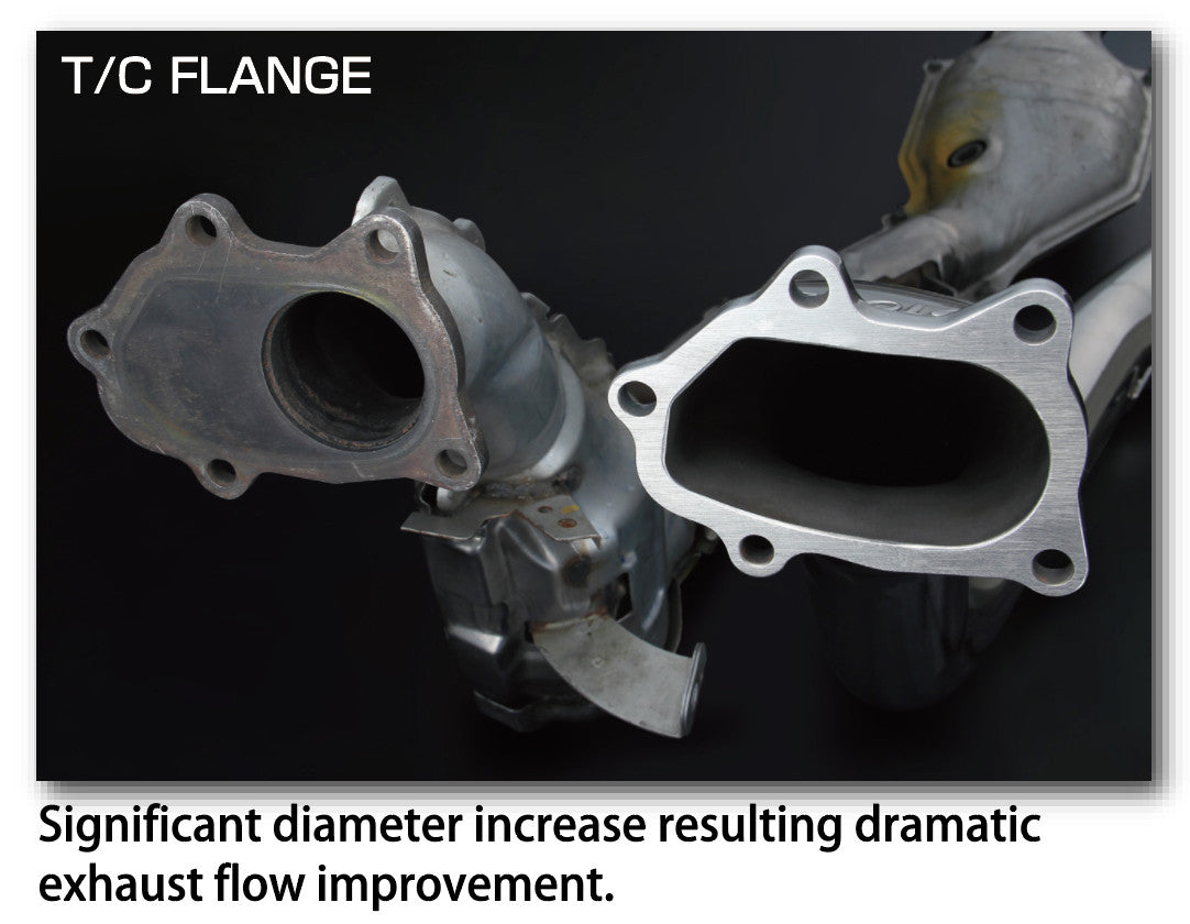 TOMEI STRAIGHT DOWN PIPE KIT EXPREME EJ SINGLE SCROLL GR/GV/GE/GH/VA Ver.2 with