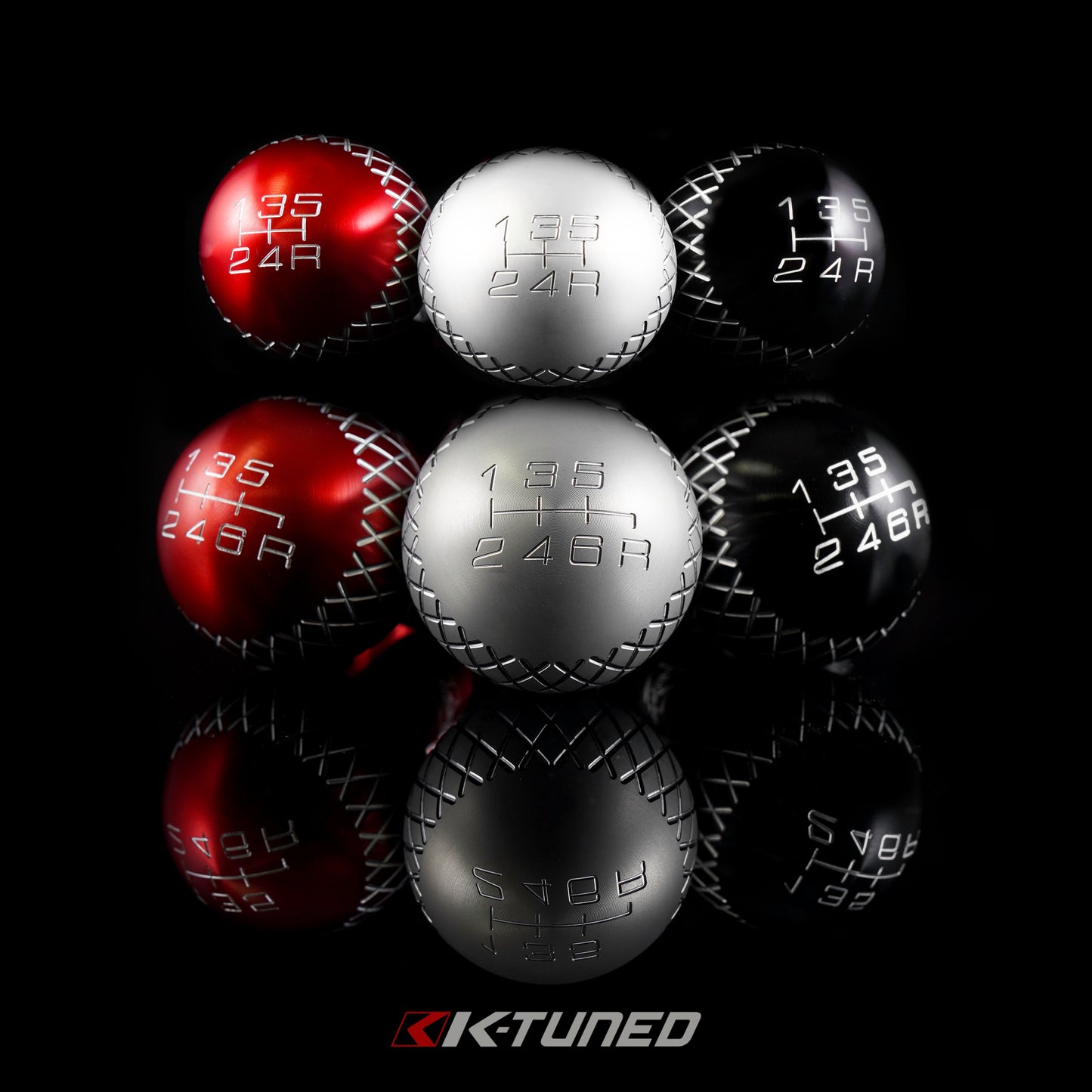 TR3 Shift Knob - Red Tall 6 Speed