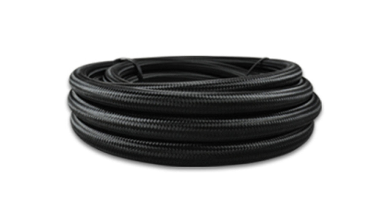 '-10 AN Black Nylon Braided Flex Hose (20 foot roll)