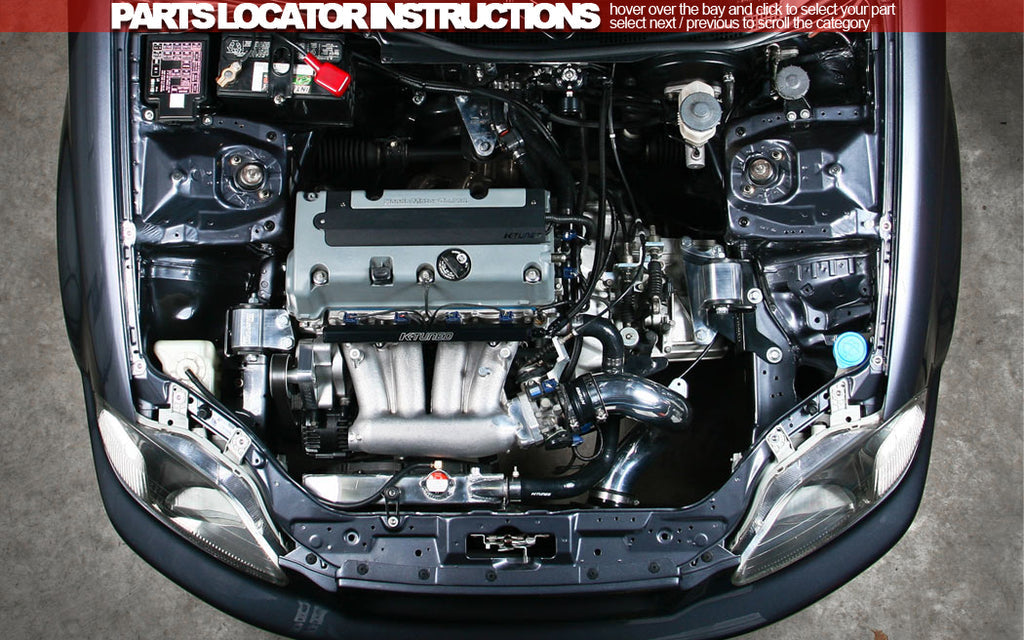 K-Swap Ram Intake 3.5" - V-Stacfk Filter (Wrinkle Black)