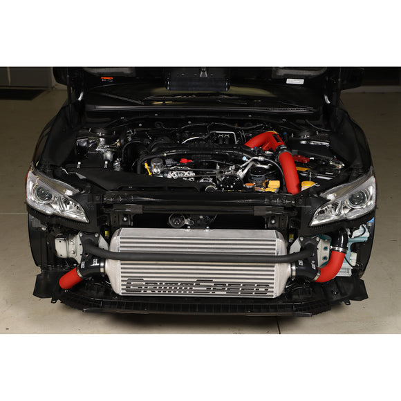 Grimmspeed Front Mount Intercooler Kit Inc. Black Piping For Subaru 15-21 WRX Gr