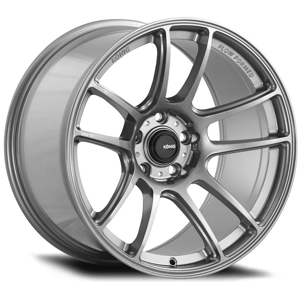 KONIG HELIOGRAM 18 X 8.5 +42 5 X 112 CB66.6 TITANIUM METALLIC